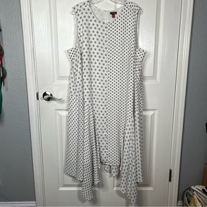 Vince Camuto Sleeveless Dress Handkerchief Hem Sz 20 W